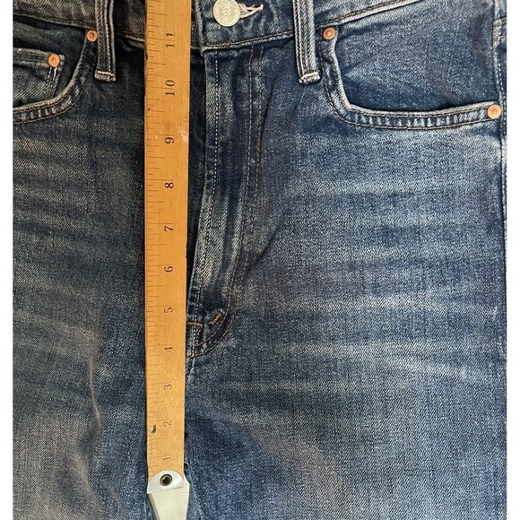 Mother High Waist Rider Skimp Jeans Women’s 28 Blue Distressed High Rise - Picture 9 of 12